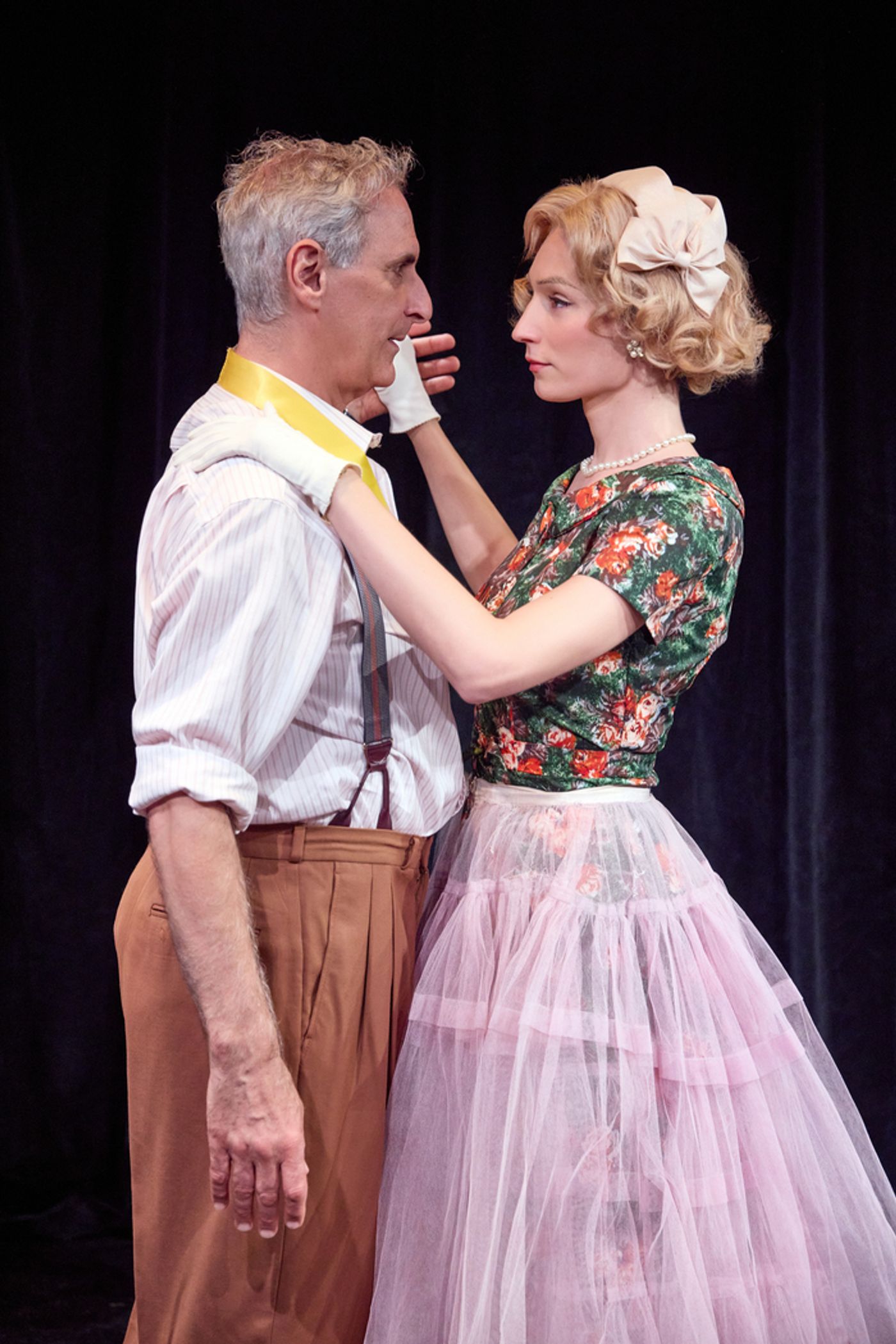 Jesse James Keitel and Mark Nadler performing in The Christine Jorgensen Show